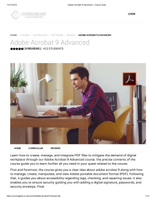 Adobe Acrobat 9 Advanced - Course Gate