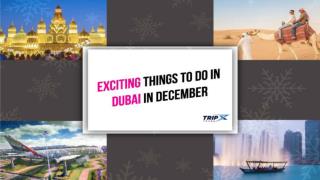 Exciting Things to do in Dubai in December