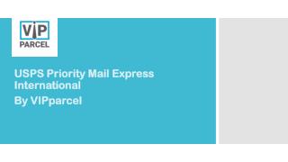 USPS First Class Mail International - VIPparcel