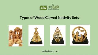 Types of Wood Carved Nativity Sets