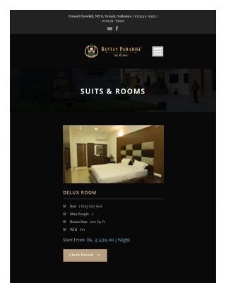 Suit rooms in Vadodara - Banyan Paradise