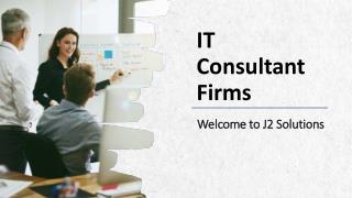 IT Consultant Firms - j2 solutions