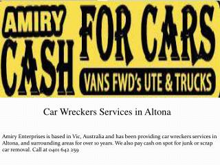 Car Wreckers Services in Altona