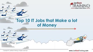 Top 10 IT Jobs that Make a lot of Money