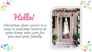 Christmas Door Decoration | Front Door Decor Ideas