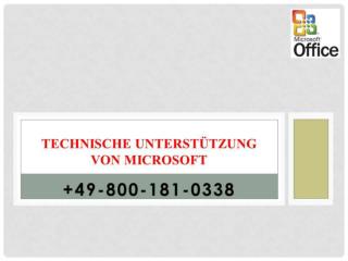 Wie können Wir Bei Microsoft Technical Support Nummer 0800-181-0338 Office-Probleme Beseitigen?