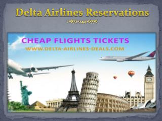 Delta Airlines Reservations 1-872-244-6776