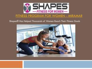 Fitness Program for Women in Miramar