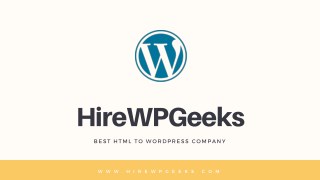 BEST HTML TO WORDPRESS COMPANY