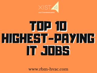 TOP 10 HIGHEST PAYING IT JOBS