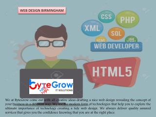Birmingham web design agency | Bytegrow IT Solutions