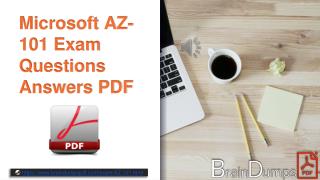 Up-To-Date Microsoft AZ-101 Dumps Questions | Practice PDF