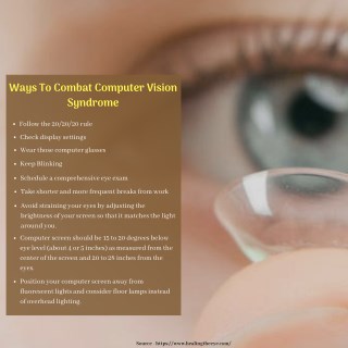 Ways To Get Relief From Computer Vision Syndrome
