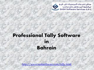 Best Tally Software in Bahrain
