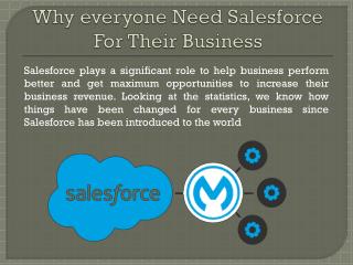 Why Everyone Need Salesforce For Their Business
