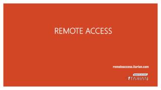 Free Remote Access and Support Software | ITarian