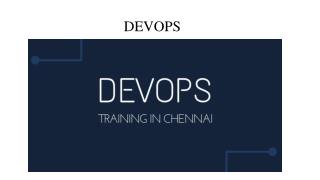 Devops Training in Chennai