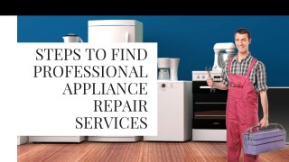 How to Find Best Appliance Repair Services?