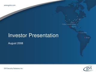 February 2007 Investor Presentation