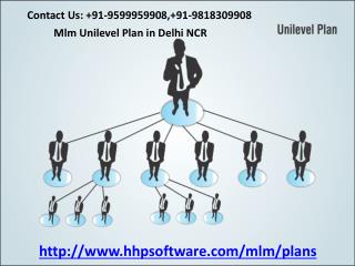 Working of an Mlm Unilevel Plan in Delhi NCR 0120-433-5876