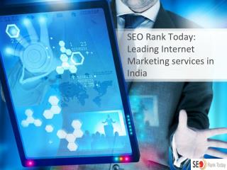 SEO Rank Today Leading Internet Marketing services in India