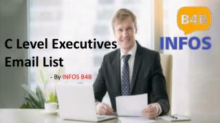 C Level Executives Email List | C Level Executives List | Infos B4B