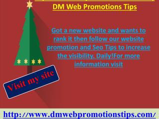 Top 15 Most Popular SEO Websites | DM Web Promotions Tips