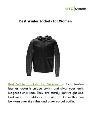 Best Winter Jackets for Women