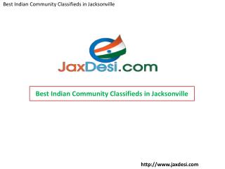 Best Indian Community Classifieds in Jacksonville