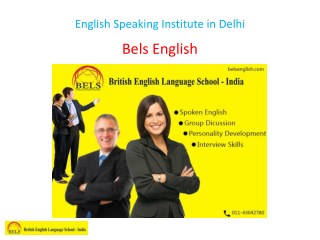 English Speaking Institute in Delhi