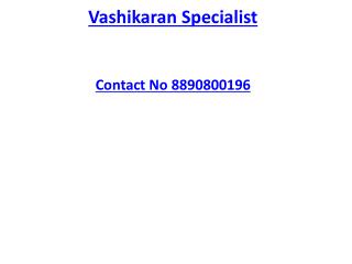 Vashikaran Specialist