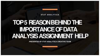 Top 5 Benefits of Having Data Analysis Assignment Help