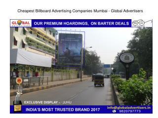 Cheapest Billboard Advertising Companies Mumbai - Global Advertisers