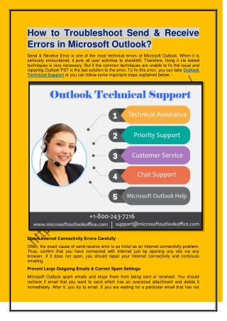 How to Troubleshoot Send & Receive Errors in Microsoft Outlook?