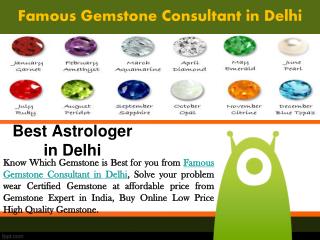 Famous Gemstone Consultant in Delhi