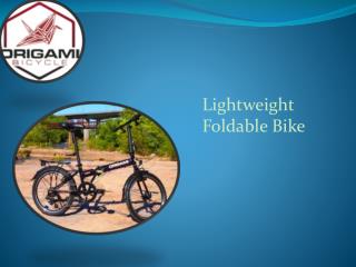 Lightweight Foldable Bike