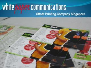 Offset Printing Company Singapore