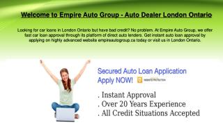 apply for a loan with bad credit