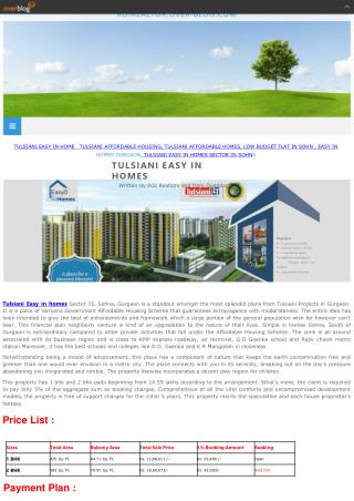 Tulsiani easy in homes 9266055508