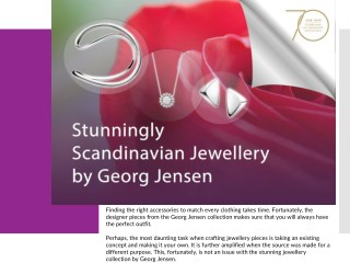 Stunningly Scandinavian Jewellery by Georg Jensen