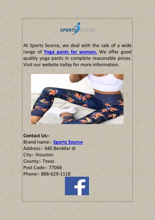 Shop for Yoga Pants for Women