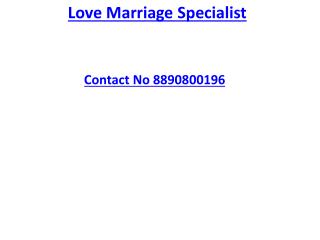 Love Marriage Specialist