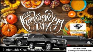 Town Car Service Near Me - Cheap Car Services Near You for Thanksgiving Day