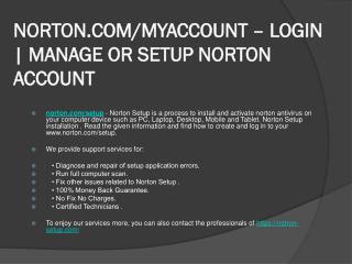 NORTON.COM/SETUP ACTIVATE NORTON ANTIVIRUS ONLINE