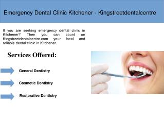 Emergency Dental Clinic kitchener
