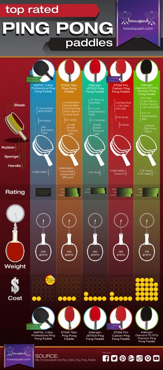 Top Rated Ping Pong Paddles-Reviews And Top Picks