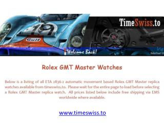 Rolex GMT Master Watches