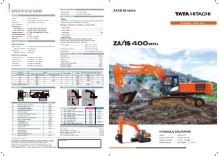 TATA Hitachi ZAXIS 400 MTH Construction Excavator