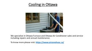 Cooling in Ottawa