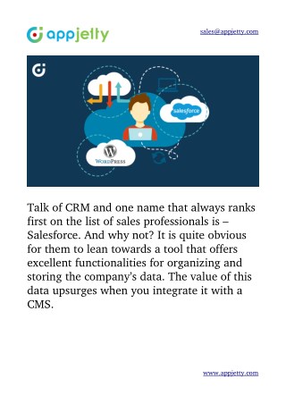 Advantages of Integrating WordPress & Salesforce You Must Know About!